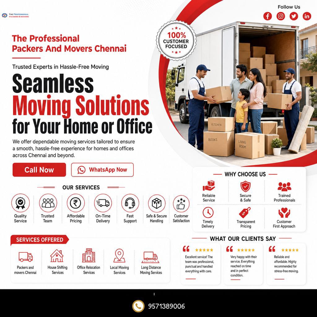 Trusted Packers and Movers in Ambattur