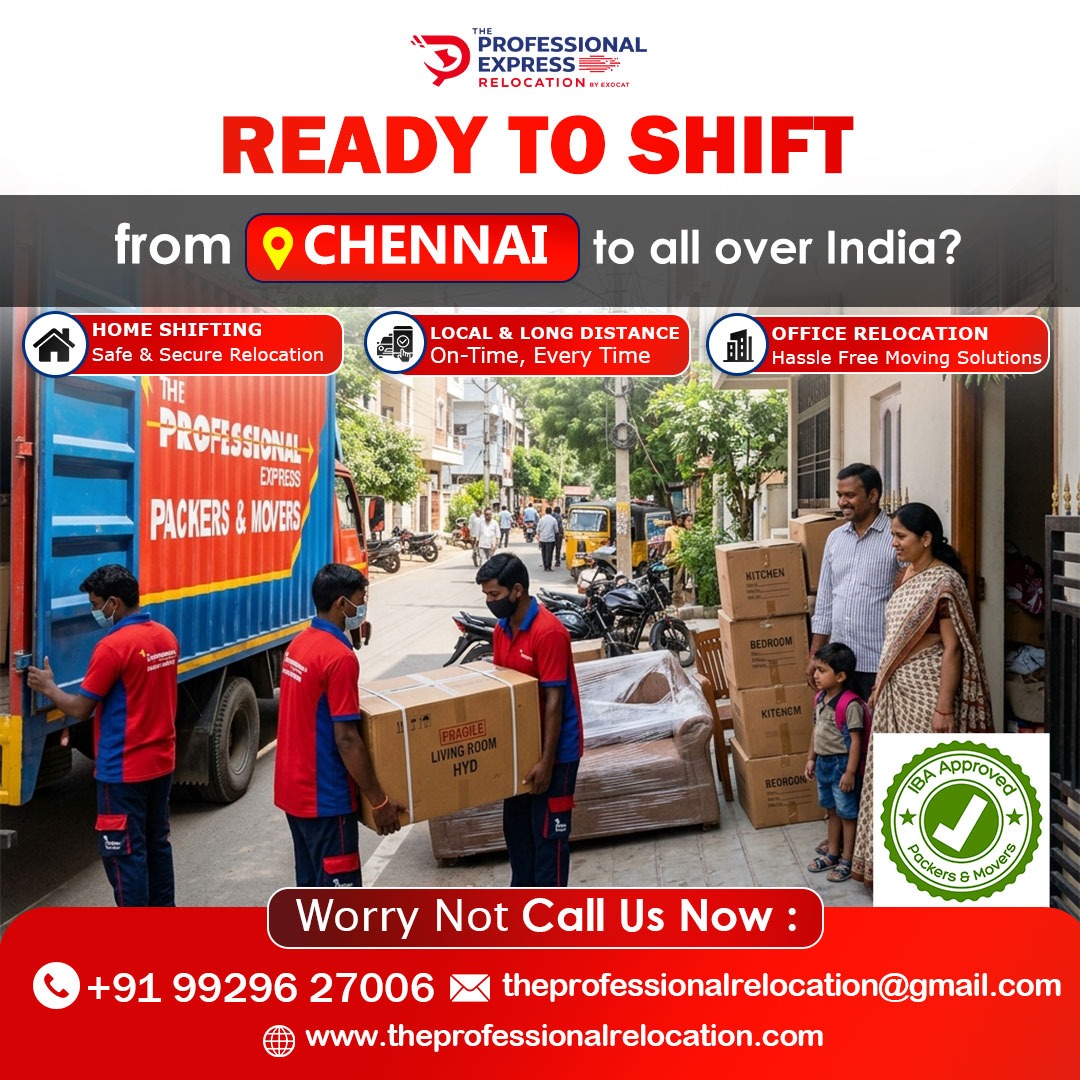 Trusted Packers and Movers in Kolathur, Chennai